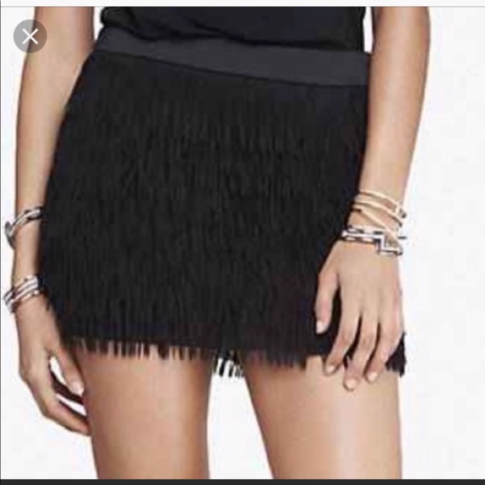 Express fringe skirt, size 2